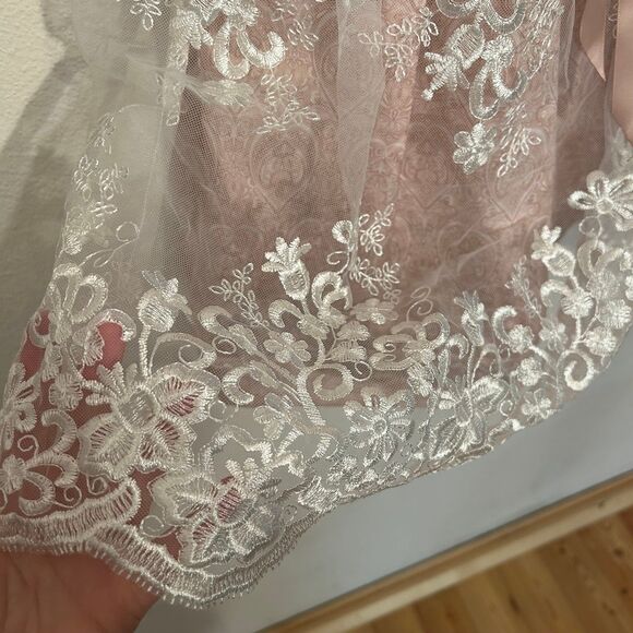 Pink Sound Of Music Austrian German Dirndl Dress Size 10 - Picture 6 of 10